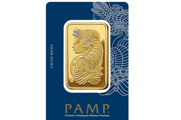 100g PAMP Suisse Gold Minted Bar